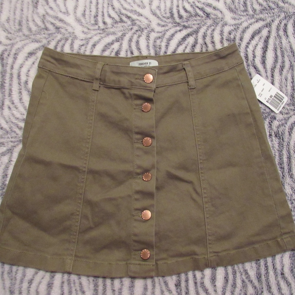 Forever 21 Button Up Skirt